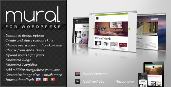 Mural: Business & Portfolio WordPress Theme - ThemeForest Item for Sale
