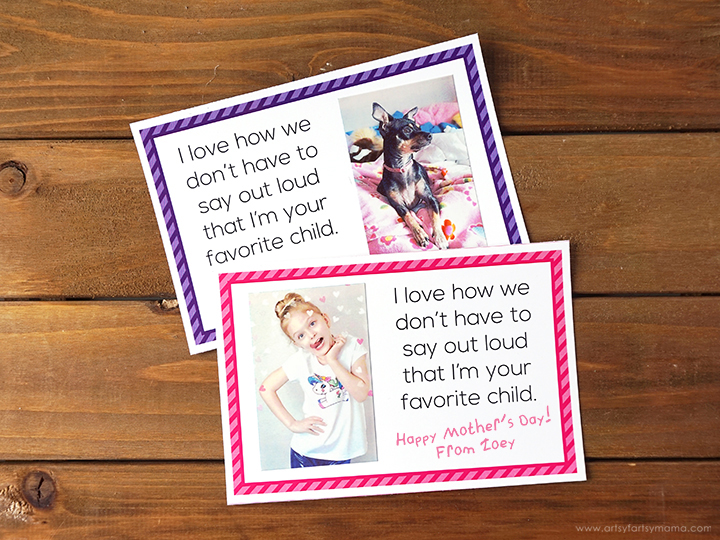 Free Printable Mother’s Day Selfie Card