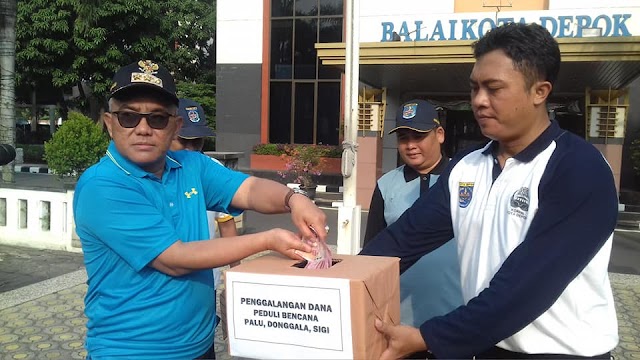 Pemkot Depok Galang Dana Korban Gempa dan Tsunami Palu-Donggala