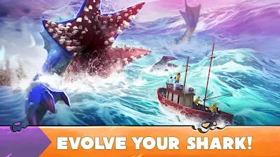 تحميل لعبة Hungry Shark مهكرة اخر اصدار 2025 من ميديا فاير