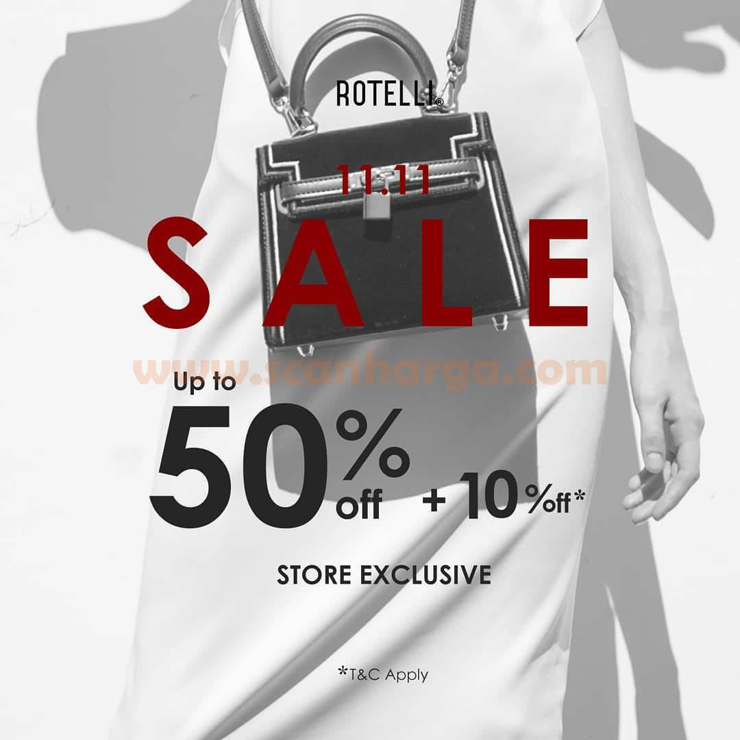 Rotelli Promo 11.11 Sale Discount up to 50% Off + 10% Off!