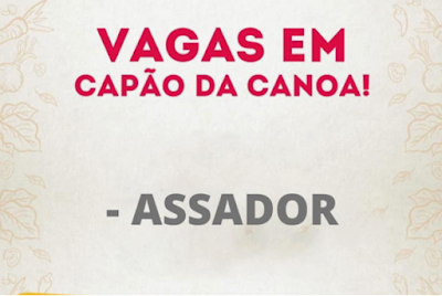 Vaga para Assador na Nutrifrango em Capão da Canoa