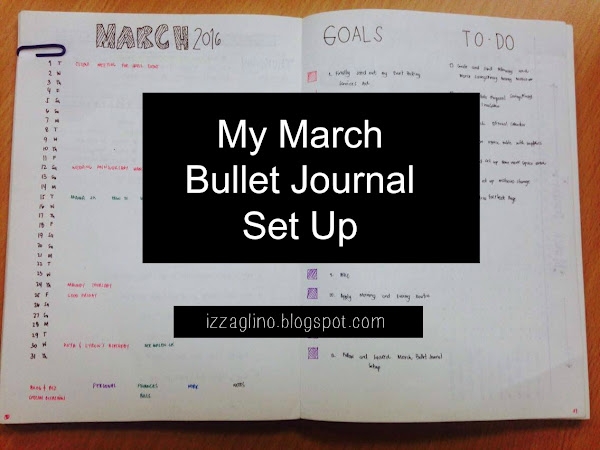 My March Bullet Journal Set Up