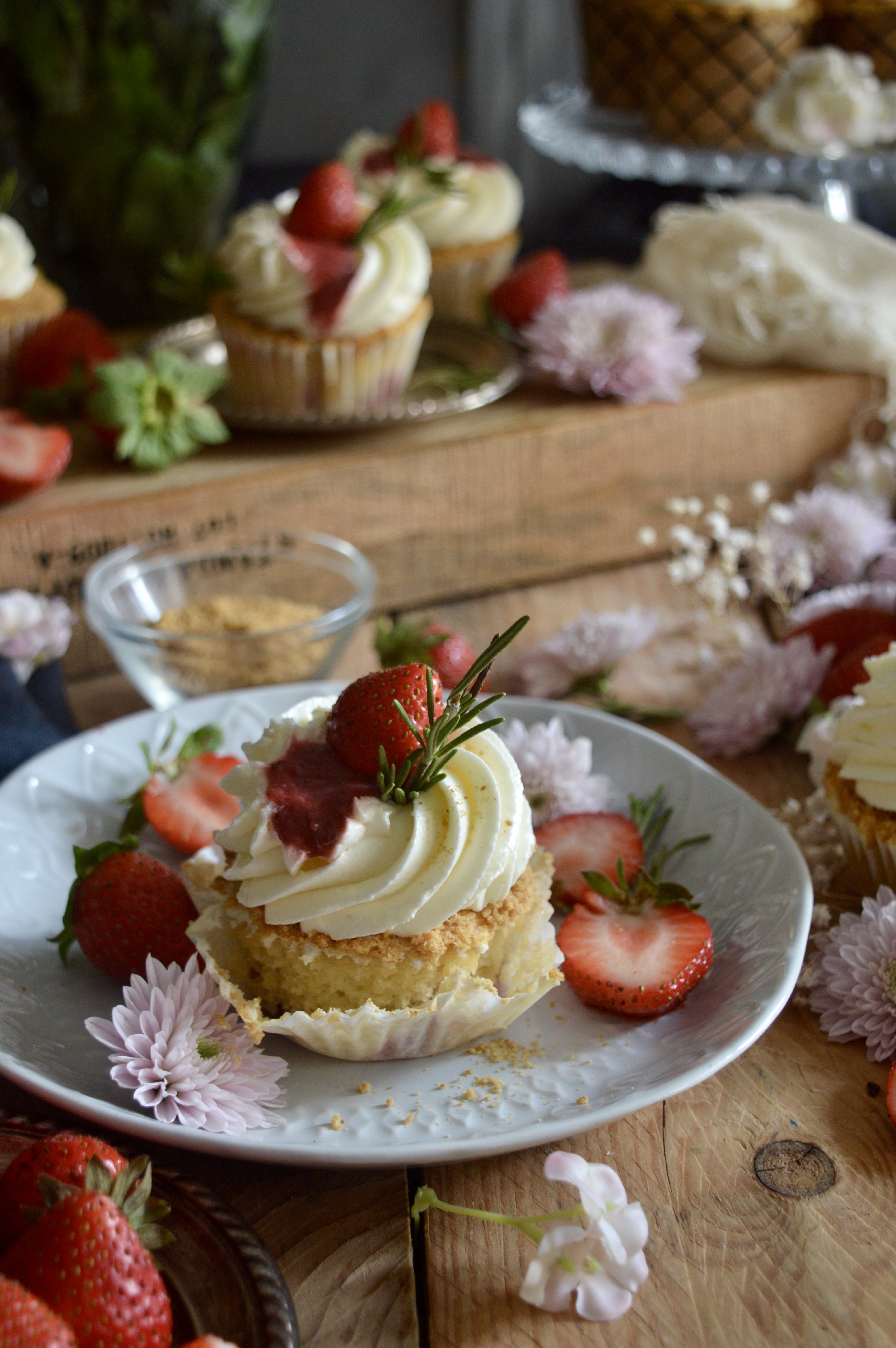 cupcakes-cheesecake-con-fresas
