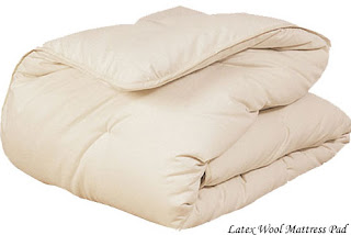 Latex Wool Mattress Pad