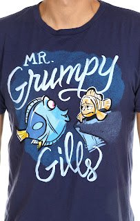 Finding Nemo Disney Parks "Mr. Grumpy Gills" Men's Tee 