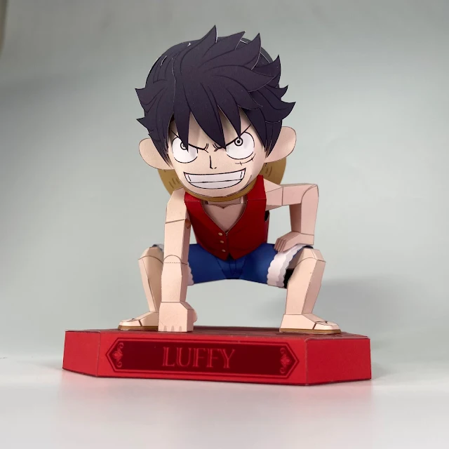 Luffy Gear 2 (One Piece) Papercraft by June