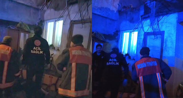 Tarsus’ta balkon çökmesi sonucu 1 kişi yaralandı