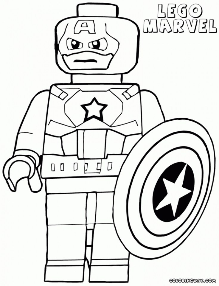 Coloring Lego Avengers Coloring Pages