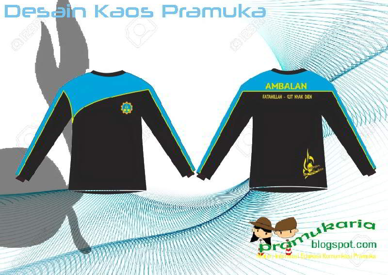  Contoh Desain Kaos Pramuka Lengan Panjang Pramuka