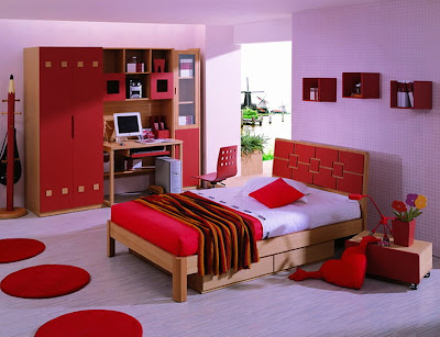 red bedroom furniture sets