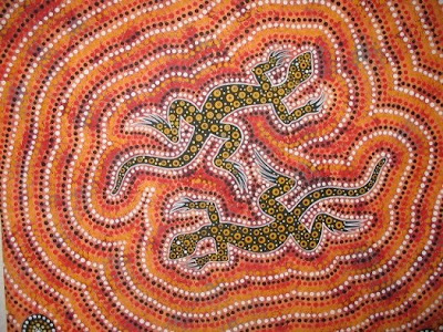 aboriginal art,  aboriginal dot painting