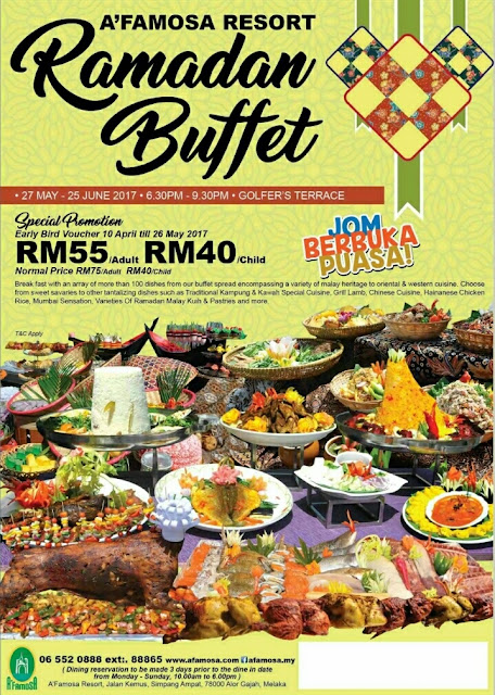 Senarai Buffet Ramadhan 2017 Di Melaka