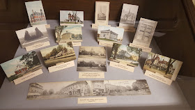 he Historical Museum refurbished one of their old displays to showcase these vintage postcards