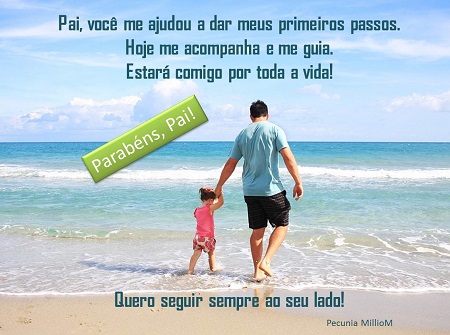 mensagem feliz dia dos pais