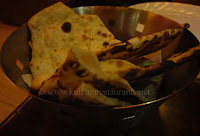 Garlic naan at punjabi dhaba in South Kolkata The Funjabi Tadka