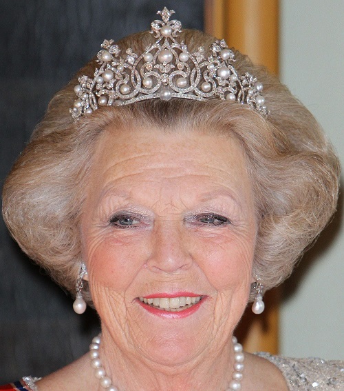 Tiara Mania: Queen of the Netherlands' Württemberg Pearl Tiara