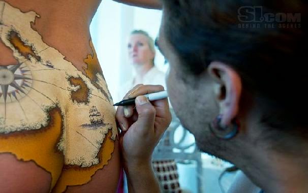 body paint process | Tattoo Wallpaper