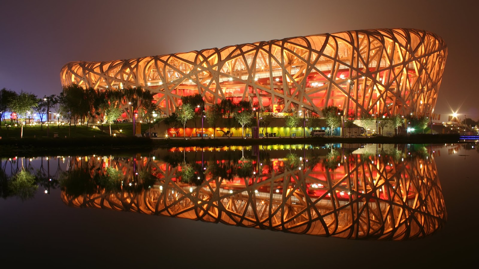 Birds Nest Stadium Beijing China Cute HD 