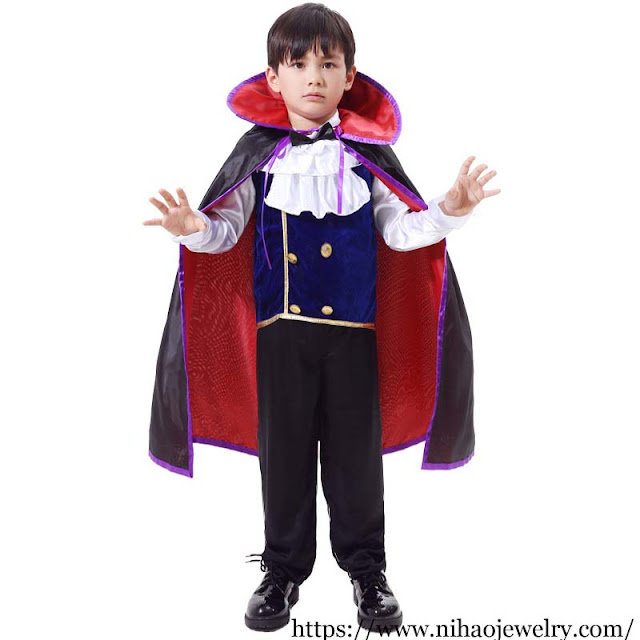  Halloween vampire prince clothing suit