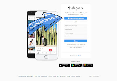 cara masuk instagram lewat facebook