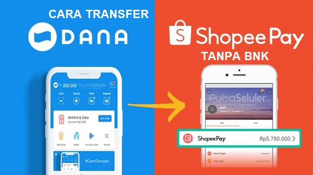 Cara Transfer Dana ke Shopeepay Tanpa Bank