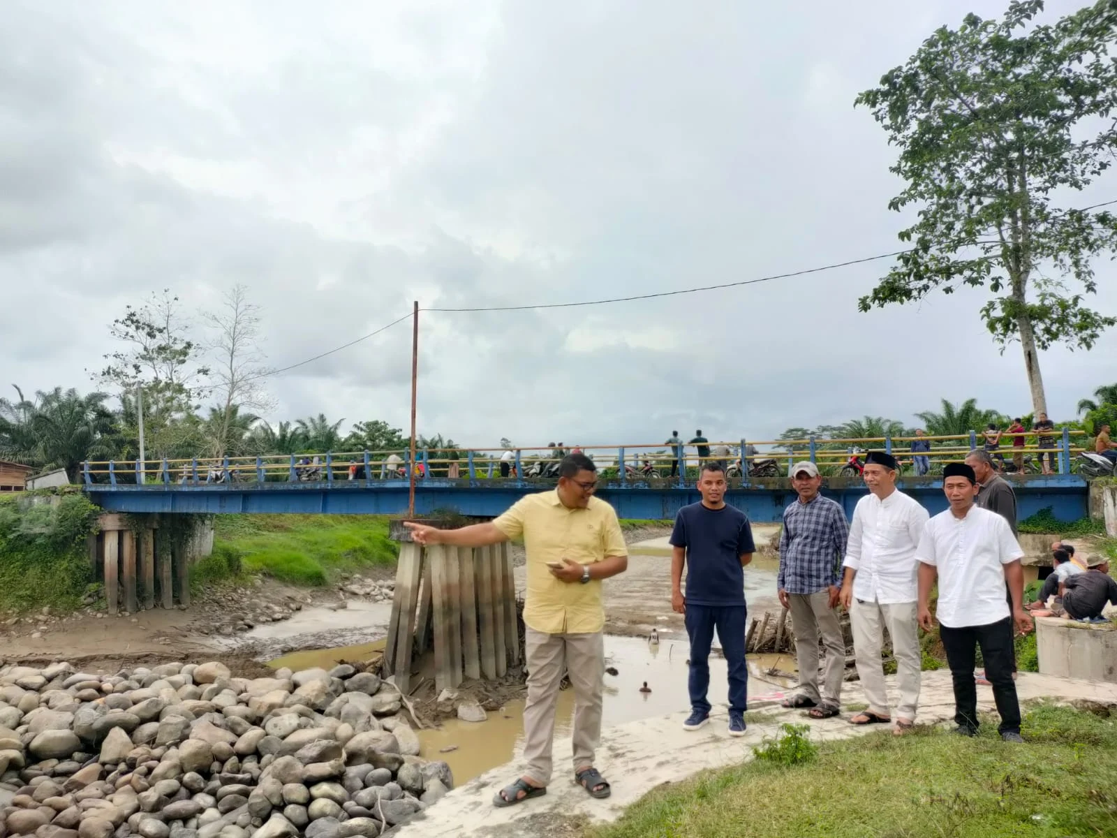 Anggota DPRA Fraksi PKS, Armiyadi Tinjau Langsung Kemajuan Proyek Bendung Krueng Pase