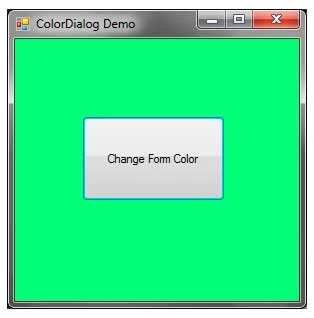 ColorDialog's ShowDialog