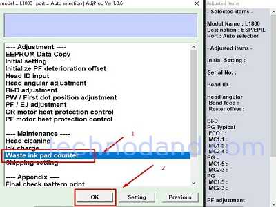 Tutorial Reset Printer Epson L1800 dengan Mudah Menggunakan Reseter [ Download reseter L1800 ]