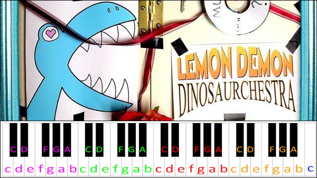 The Ultimate Showdown of Ultimate Destiny by Lemon Demon Piano / Keyboard Easy Letter Notes for Beginners