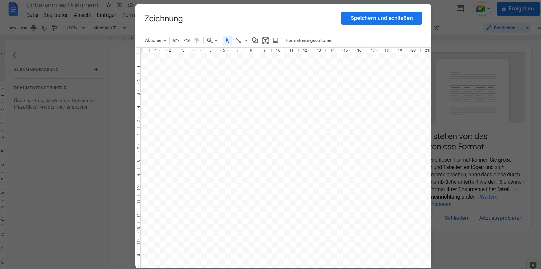 Signieren Sie Ihr Dokument mit dem Google Drawing Tool 2