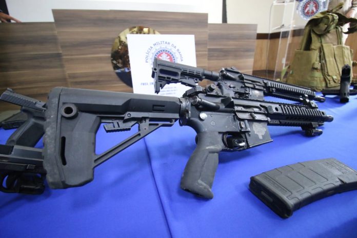 Polícia alcança a marca de 496 armas de fogo apreendias em janeiro na Bahia