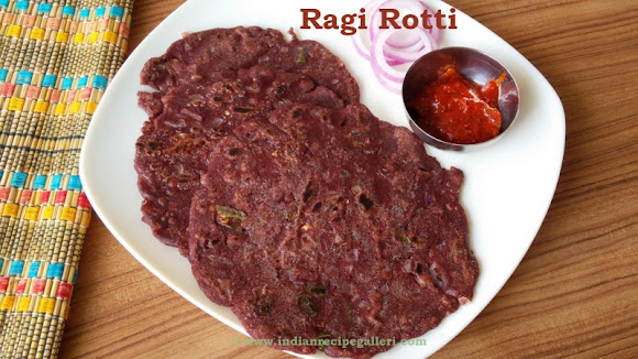 Ragi Rotti, Finger Millet Flour Roti