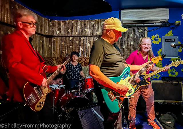 The Supertones at Unsteady Freddie's monthly Surf Rock Shindig at Otto's Shrunken Head on July 5 (photograph by Shelley Fromm) The Supertones at Unsteady Freddie's monthly Surf Rock Shindig at Otto's Shrunken Head on July 5 (photograph by Shelley Fromm)