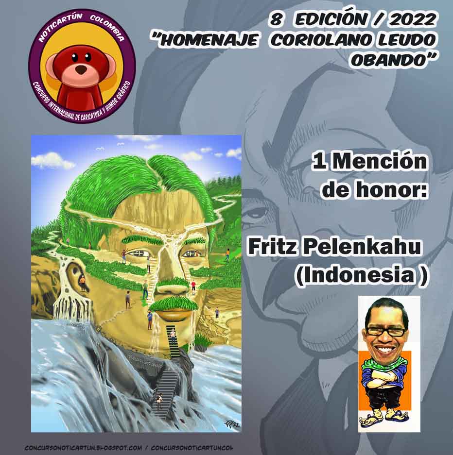 Winners of the 8th International Caricature Competition "NOTICARTUN COLOMBIA 2022"