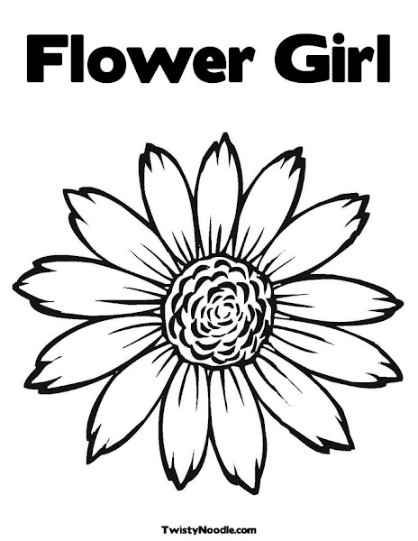 Coloring Pages Ofrealistic Flower Girls 6