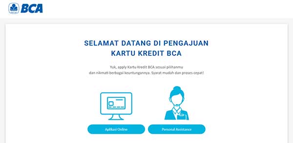 Website Resmi Pengajuan Kartu Kredit Bank BCA