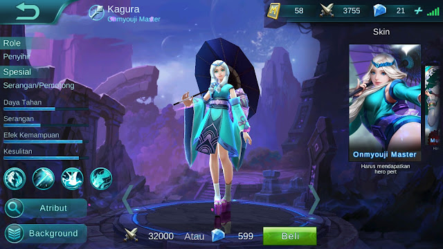 Mobile Legends : Hero Kagura ( Onmyouji Master ) High AP Build/ Set up Gear