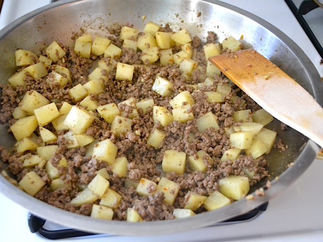 cooked potatoes