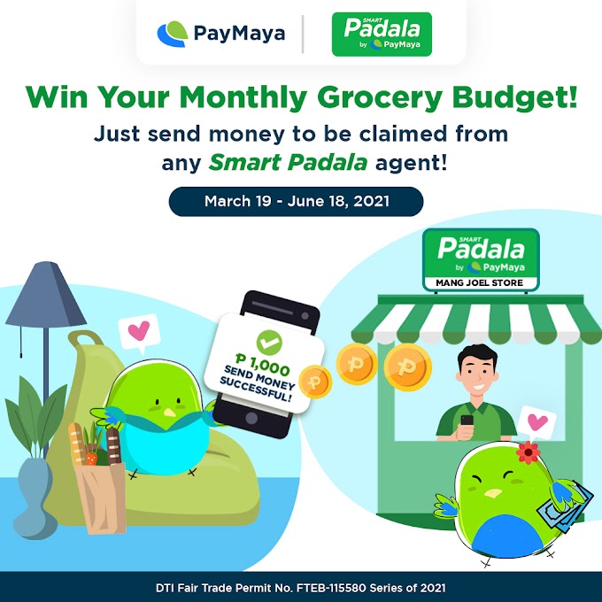 Win as much as P100,000 when you send money from PayMaya to Smart Padala