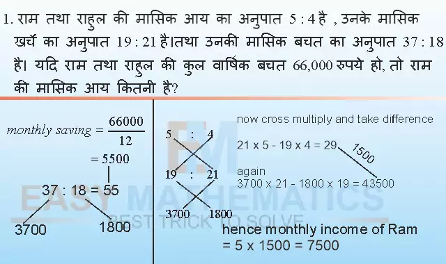 Ratio and Proportion Problems