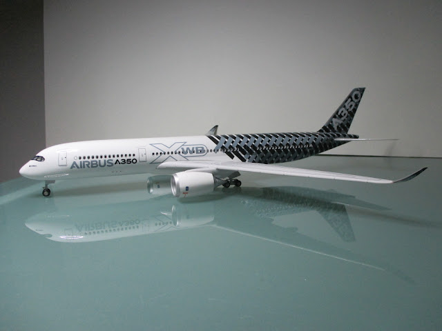 1/144 Airbus A350 XWB diecast metal aircraft miniature