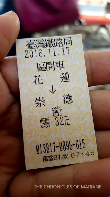 taiwan train ticket