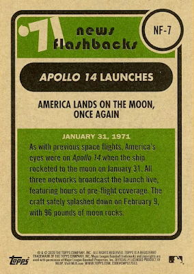 2020 Topps Heritage Baseball NF-7 - Apollo 14 Launches