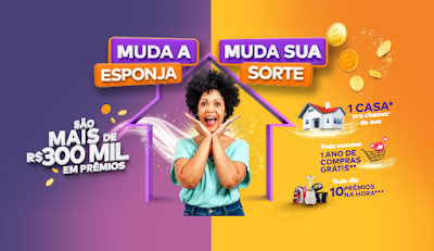 Promoção Muda a Esponja, Muda sua Sorte