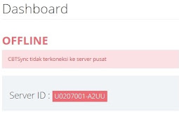 Macam-Macam Dashboard Status Server ID UNBK di CBTsync 