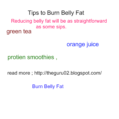 Tips to Burn Belly Fat.