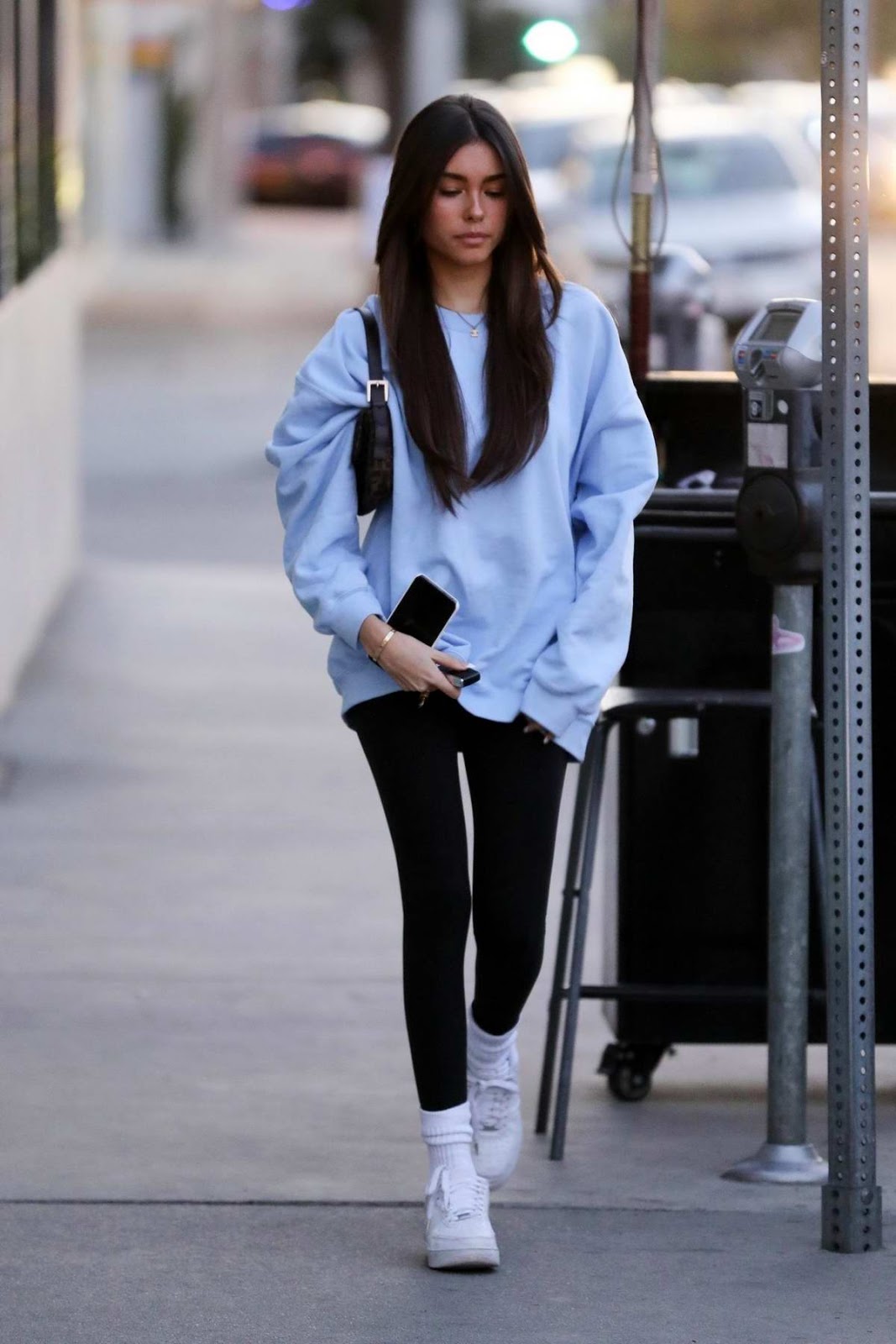 Madison Beer female celebrity high street style fashion photo