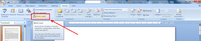 Cara Menghitung Jumlah Kata di Microsoft Word 2007