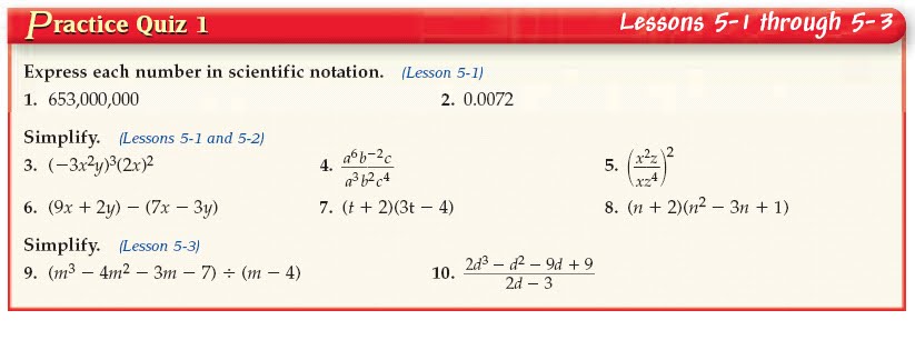 form Math  the Summer algebra factoring polynomials worksheet of